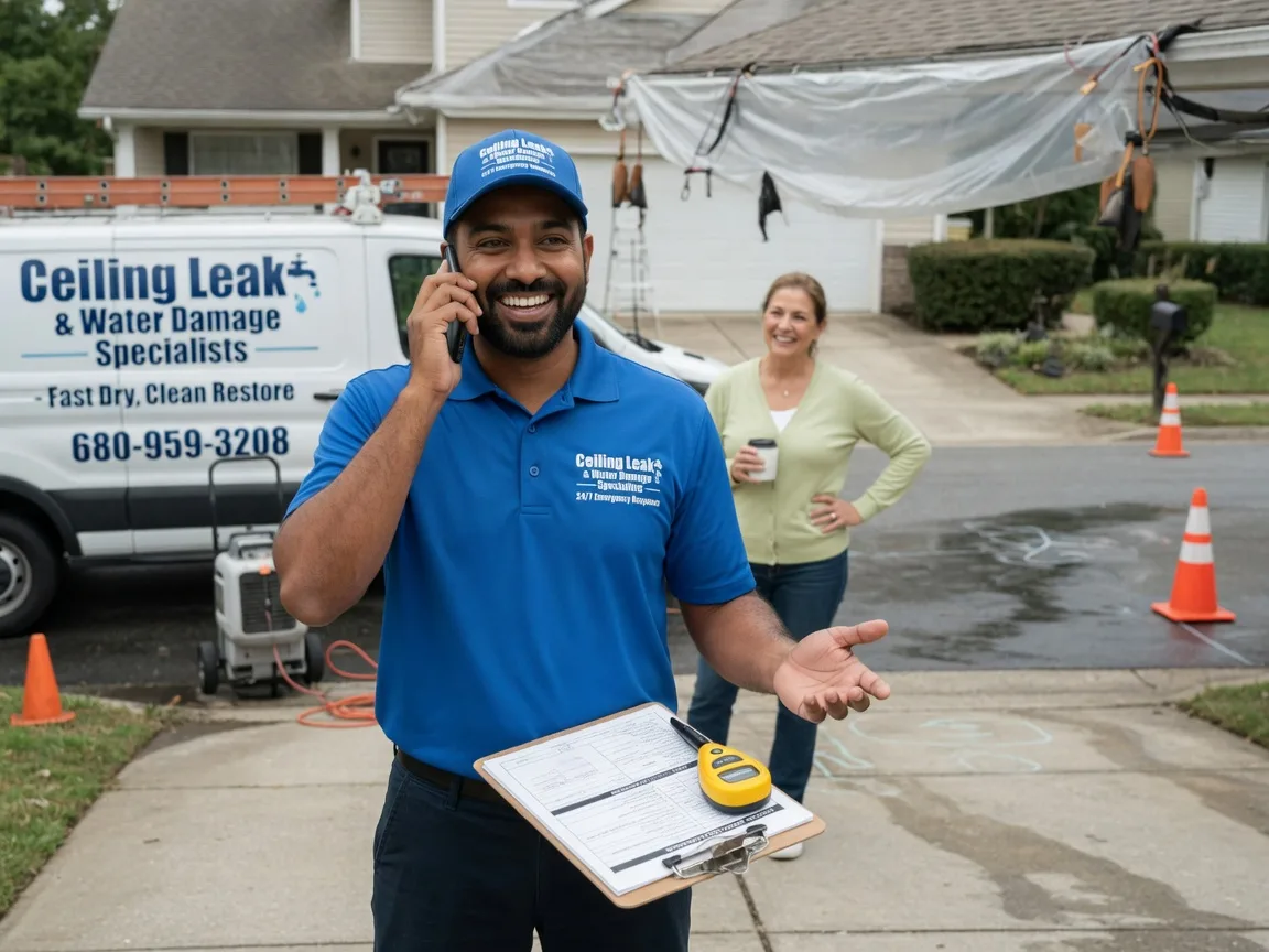 Ceiling Leak Cleanup Erie, ND FAQs